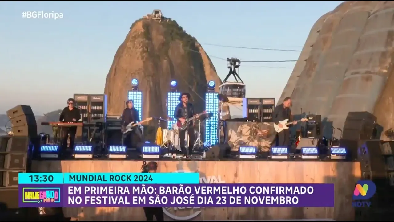 Navegando por Aí: Barão Vermelho no Mundial Rock, arte de Ana Sabiá, reggae do Situation e Cineclube