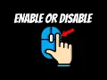 How To Enable or Disable Right Click in Windows 11