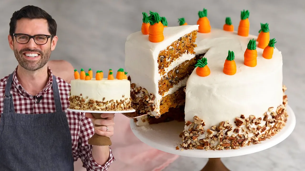 Chef Anna Olson shows you how to bake an amazing carrot cake from scratch! Subscribe for more video . 