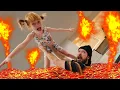Download Lagu NiKO pushed the LAVA BUTTON!!  Adley is the boss at Tumbling School! Mom \u0026 Dad learn \u0026 win a sticker