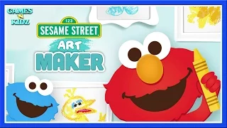 Sesame Street Coloring Game Kids Gameplay