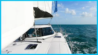 SAILING the BEST Catamaran Under 40′ [Seawind 1160 Lite Sailing Review/Vlog #2] Learning the Lines