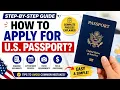 How to apply for us passport