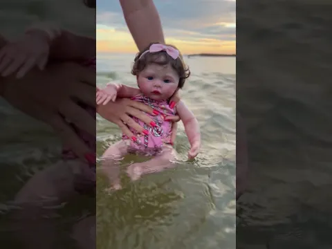 LEVEI A BEBÊ REBORN HELENA NA PRAIA
