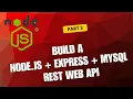 How to Build a Node js Express MySQL WebAPI Full CRUD Soft Delete Routing Best Practices
