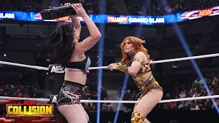 Saraya Rules Match Jamie Hayter clashes with Saraya 24 AEW Collision