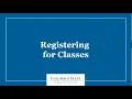 How to Register for Classes at Columbus State