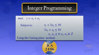 Integer Programming Cutting Plane Method