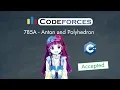 Codeforces 785A - Anton and Polyhedron Detailed C Solution TheCoDeveloper
