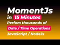 Moment js tutorial in hindi Use moment js in javascript with cdn moment js in reactjs node js