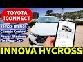 Control your Toyota Innova Hycross from your smartphone IConnect App Registration All Features