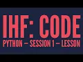 Intro to Python Lesson 1
