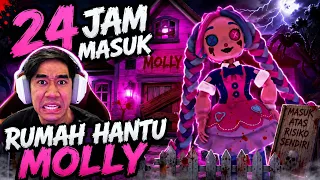 24 JAM MASUK RUMAH HANTU DOLLY 😂😈