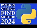 Python String Find Method Beginners Example Code 2024