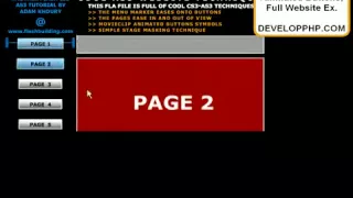 Flash ActionScript 3 0 Tutorial Simple Gallery With Easing Tutorial CS3 CS4 CS5 CS5 5