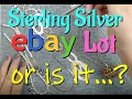 All Sterling Ebay Lot Or Is It Unboxing A Sterling Lot Then Testing To See If They Are As Described