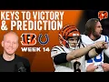 Cincinnati Bengals vs Indianapolis Colts Keys to Victory Prediction NFL Week 14