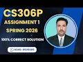 cs306p Assignment 1 Solution Spring 2026 cs306p assignment 1 spring 2026