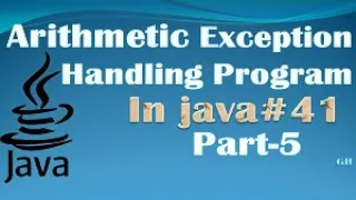 Arithmetic Exception Program In Java Arithmetic Exception Handling Program In Java