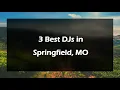 3 Best DJs in Springfield Missouri 2024 Disc Jockeys