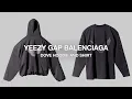 Yeezy Gap Balenciaga Hoodie and Tee - Review Sizing Comparison