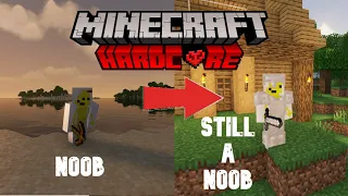 Minecraft Hardcore but I SUCK