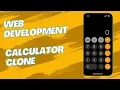iPhone clone calculator app with HTML CSS and javascript - 2