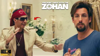 zohan s epic final battle with the phantom adam sandler comedy scene