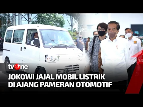 Presiden Jokowi Jajal Mobil Listrik di Ajang Pameran Otomotif GIIAS