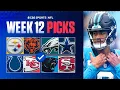 NFL Predictions and Picks For EVERY Week 12 Game Best Bets