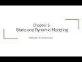 CIS-350 Software Engineering Chapter 5 - Part 1 Static modeling