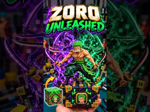 This Minecraft Cube Transforms Into Zoro?! ⚔️ | One Piece
