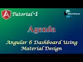 1 Angular 6 Dashboard using Material design - Agenda