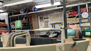 With the aft bulkhead fixed in place, today I have been doing a bit thinking with mock up.