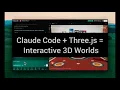 Claude Code Three js Tutorial Build an Interactive 3D Room with AI