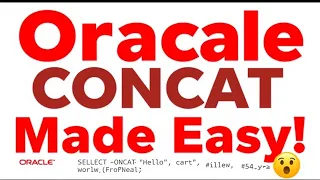 Oracle Concatenation Operator CONCAT Function Emran Code Box
