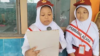 upacara bendera senam anak indonesia hebat menyanyikan lagu hari baru jingle mpls ramah