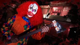 hide from the scary clown 