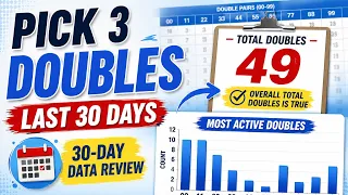 Pick 3 Doubles Analysis Last 30 Days Data Review
