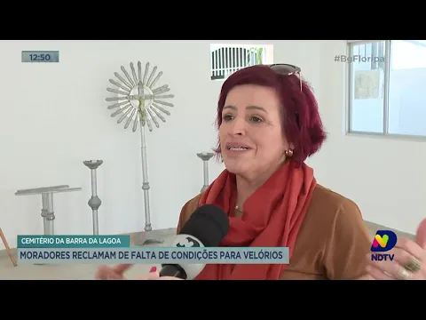 Cemitério da Barra da Lagoa: moradores reclamam de falta de condições para velórios