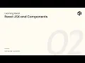 React Developer Mastery Series JSX and First Hello World Component