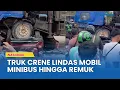 Download Lagu KECELAKAAN Tragis di Batam, Truk Crane Tabrak Motor \u0026 Mobil Hingga Remuk, Penumpang Terjebak di Dala
