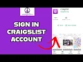 Sign in Craigslist How to Login to Your Craigslist Account 2024