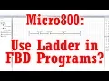 Micro800 Ladder Logic in Function Block Diagrams
