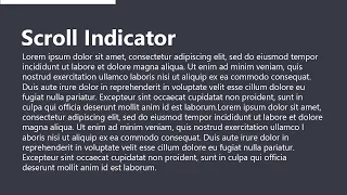 How to create Scroll Indicator Using Html Css Js
