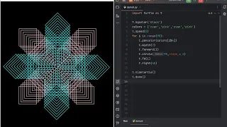 Creating a Hypnotic Spiral With Python Turtle Graphics