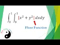 Double Integral on a Floor Function Integrate Floor x 2 y 2