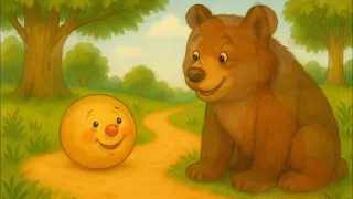 Малювання Покотився колобок для дітей раннього віку 