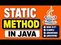 Java static Method Explained in One static keyword in java OOPs Interview Questions