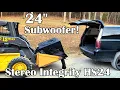 Putting a Stereo Integrity HS24 Subwoofer in our Escalade